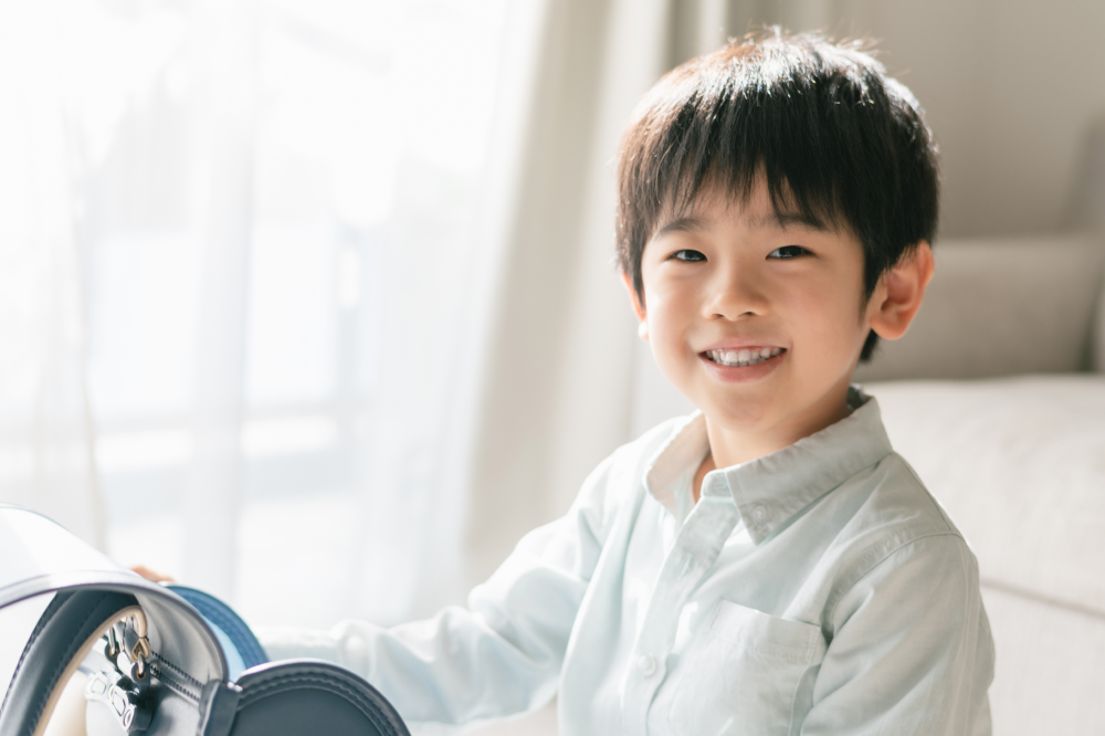 笑顔の少年