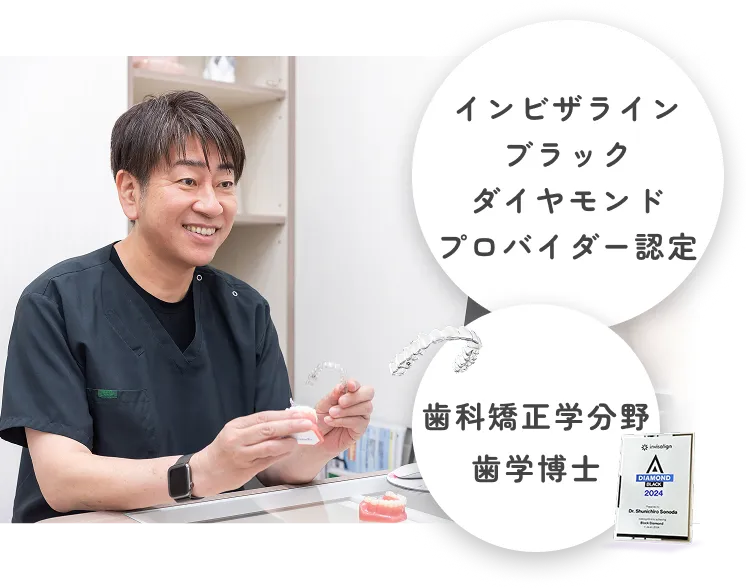 マウスピース矯正の学位を持つ理事長の知見を活かした矯正治療